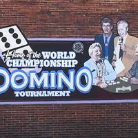 Mural: Home of the World Championship Domino Tournament