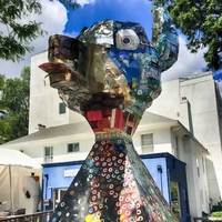 Roy the Dog: Recycled Art