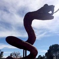 Rattlesnake Sculpture