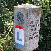 End of the Lincoln Highway