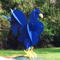 Blue Hen Statue
