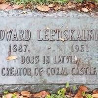 Grave of Edward Leedskalnin