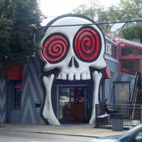 Skull Entrance to Bar