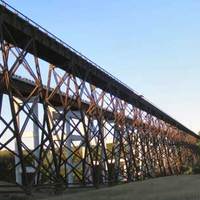 Tallest Double-Track Railroad Bridge in America
