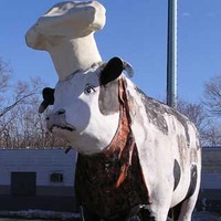 Cow With a Chef's Hat