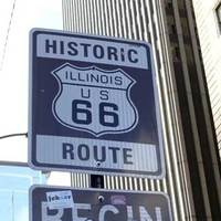 Begin Route 66 Sign