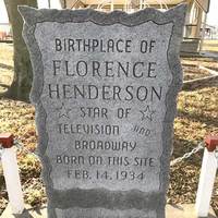 Birthplace of Florence Henderson