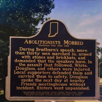 Marker: Abolitionists Mobbed Here
