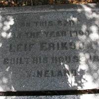Marker: Leif Erikson's House Was Here