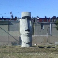 Vacant Lot Easter Island Head