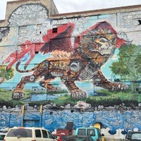 Detroit Chimera Graffiti Mural