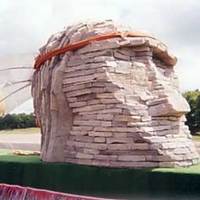 Stone Indian Head