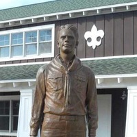 Statue: President Ford As A Boy Scout