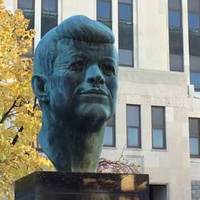 Giant Muscled Head of JFK