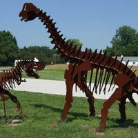 Steel Dino Sculptures