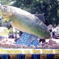 Huge Trout Statue