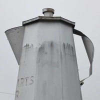 Coffee Pot Topped Building