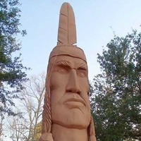 Crooked Feather: 30-Foot-Tall Indian Head