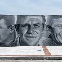 Five Faces of Andy Mural