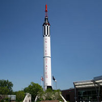 92-Foot-Tall Mercury Redstone Rocket Replica