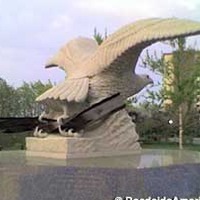9/11 Memorial - Eagle Clutching Mangled I-Beam