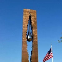 Giant 9/11 Teardrop Memorial
