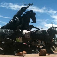 Large Old West Statues