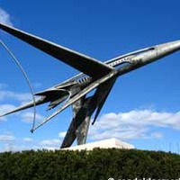 Large Supersonic Jet Sculpture