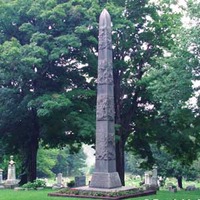 Train Wreck Grave Obelisk