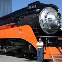 Art Deco 4449 Steam Locomotive