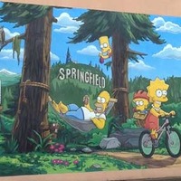 Simpsons Murals and Hometown Tour