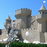 Giant Fake Sand Castle