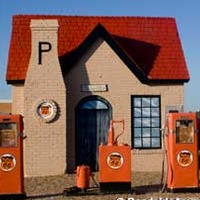 Restored 1929 Route 66 Gas Station
