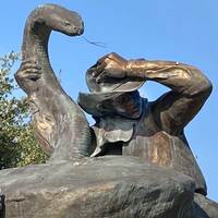 Pecos Bill Twister Statue