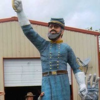 Big Full-Color Statue of Stonewall Jackson