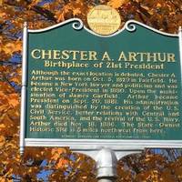 Chester A. Arthur, Born Around Here Somewhere