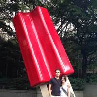 Giant Red Twin Popsicle