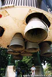 Engines of a Saturn 1B rocket.