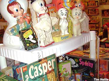 Casper the Friendly Ghost merits his own museum shelf display.