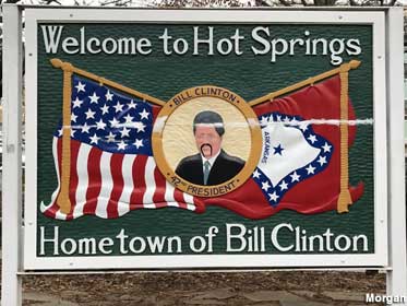 Bill Clinton billboard.
