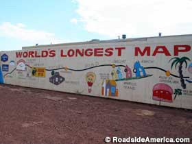 World's Longest Map of Route 66.