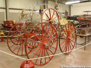 Early firefighting rig.