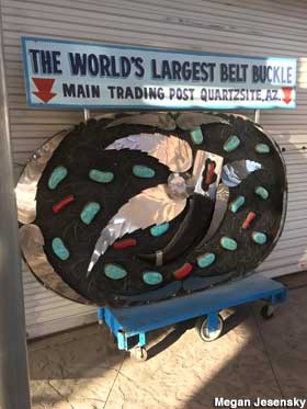 World's Largest Belt Buckle.