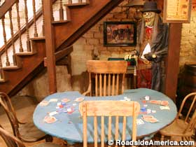 Card table and ghoul.