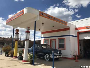 Gas station museum.