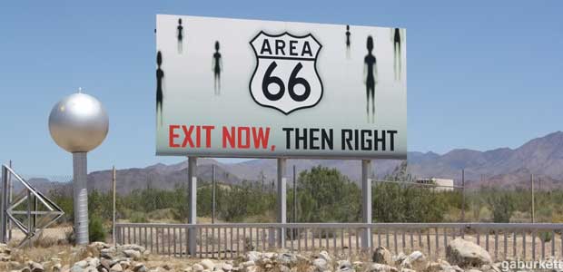 Area 66 billboard.