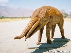 Elephant-like dinosaur.