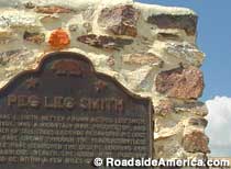 Peg Leg Smith Monument.