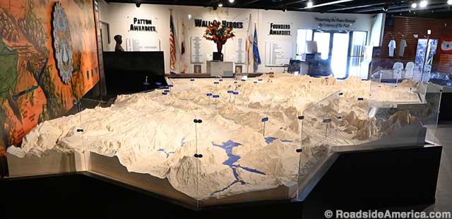3-D map of the region was originally built to plan a Los Angeles aqueduct.