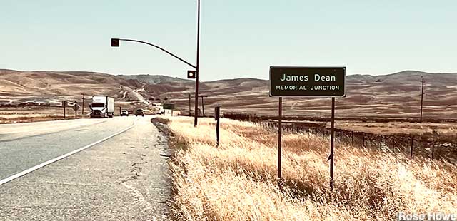 James Dean Memorial Junction sign.